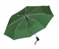 Automatyczny, wiatroodporny, kieszonkowy parasol BORA, ciemnozielony