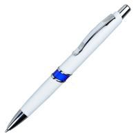 Długopis Shorty, niebieski/biały
