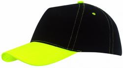 5 segmentowa czapka baseballowa SPORTSMAN, żółty, czarny