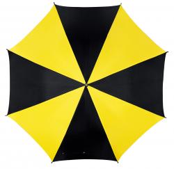 Automatyczny parasol DANCE, czarny, żółty