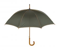 Automatyczny parasol WALTZ, ciemnozielony, beżowy