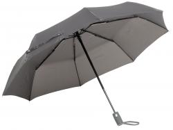 Automatyczny, wiatroodporny, składany parasol ORIANA, szary