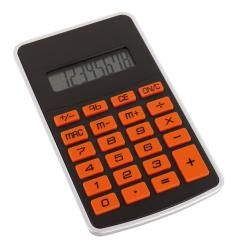 Kalkulator ″Touchy″, czarno-pomarańczowy