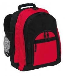 Plecak NEW CLASSIC, czarny, czerwony