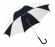 Automatyczny parasol DANCE, czarny, biały