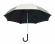 Lekki parasol SOLARIS, srebrny, czarny