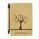 Notes 80x140/50k gładki Tree z długopisem, brązowy