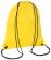Plecak-worek na sznurek DOWNTOWN, żółty