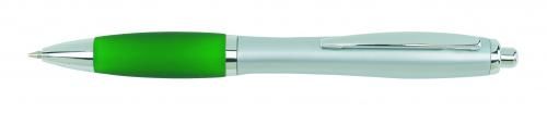 Długopis, SWAY, zielony/srebrny