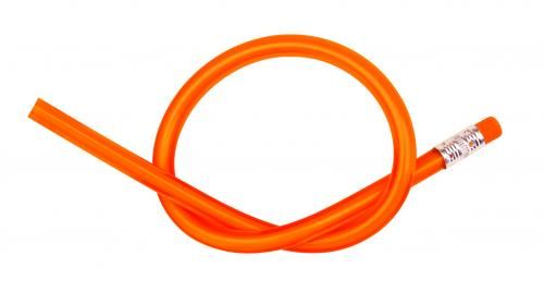 Ołówek elastyczny, AGILE, pomarańczowy